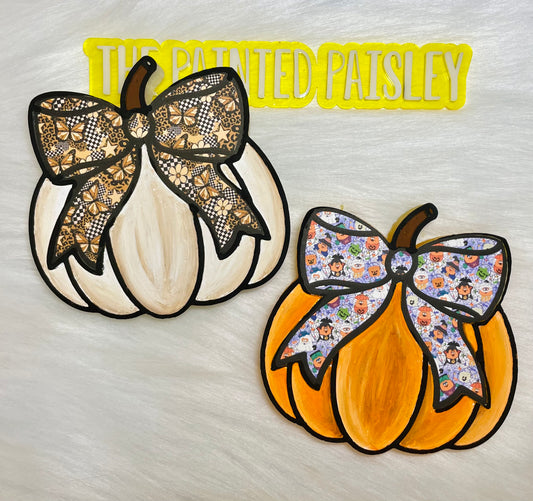 Bow Pumpkin Cardstock Grab Bag - Baysic Bits