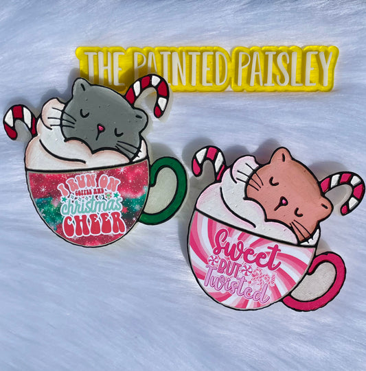 Kitty Mug Cardstock Grab Bag - Baysic Bits