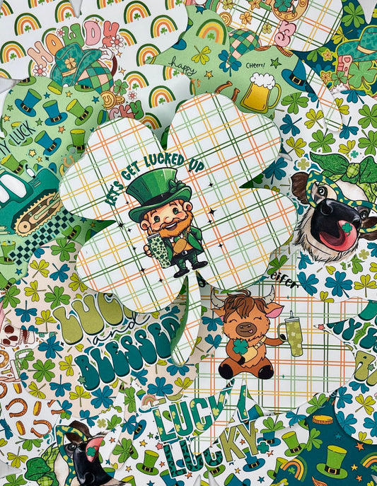 Shamrock Cardstock Grab Bag - Baysic Bits