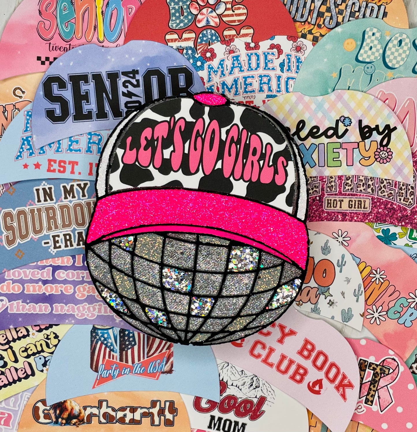 Disco Ball with Cap Cardstock Grab Bag - Baysic Bits