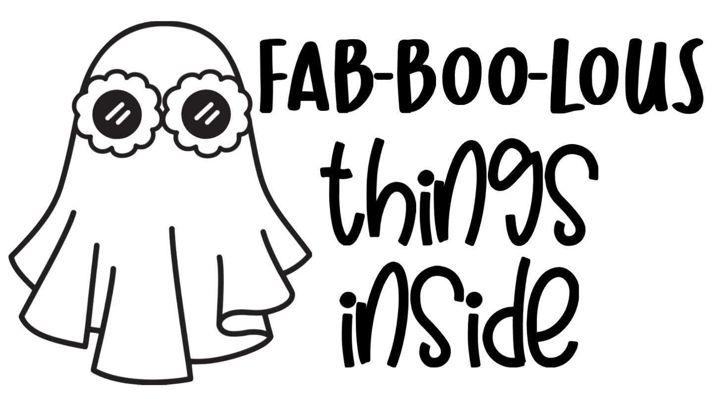 Fab-boo-lous things inside